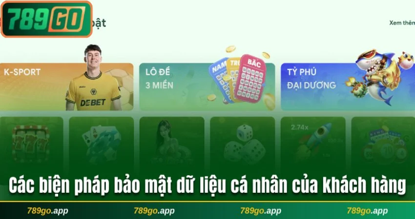 Các biện pháp bảo mật dữ liệu cá nhân của khách hàng