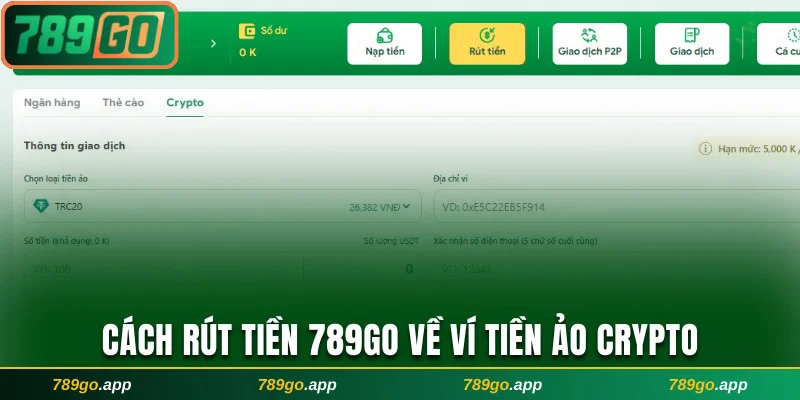 Cách đổi thưởng nhanh chóng qua phương thức crypto
