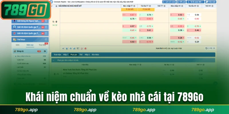 Khái niệm chuẩn về kèo nhà cái tại 789Go