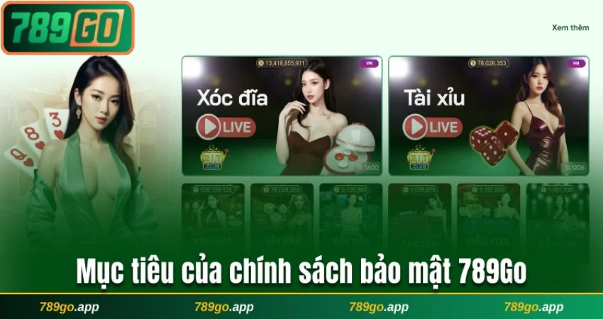 Mục tiêu của chính sách bảo mật 789Go
